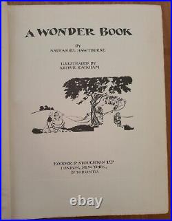 A Wonder Book' by Nathaniel Hawthorne, Illustrated by Arthur Rackham, 1922