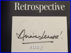 ANNIE LENNOX Retrospective SIGNED 2025 HB Book AUTOGRAPHED Eurythmics BUMP