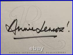 ANNIE LENNOX Retrospective SIGNED 2025 HB Book AUTOGRAPHED Eurythmics BUMP