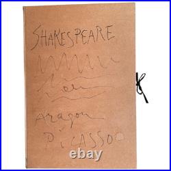 ARAGON PICASSO Shakespeare 1965 Cercle D'Art Book 19 Limited Edition 12 Lithos