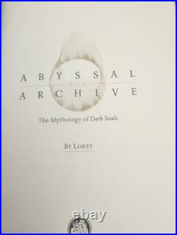 Abyssal Archive Limited Edition 1st Printing Hardcover Dark Souls Rare