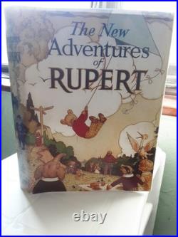 Adventures of Rupert Bear 1936 First Edition Hardback Book Vintage Collectable