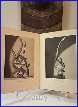 African Art book Kjersmeier Antiquarian YEAR 1935 Mask Statue Sculpture