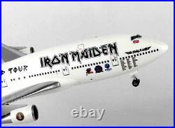 Airplane IRON MAIDEN The Book of Souls BOEING 747-400 Model 14 Inch Aircraft