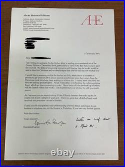 Alecto Domesday Book Cheshire 1987-1991 1st Edition Limited 1000 Copies