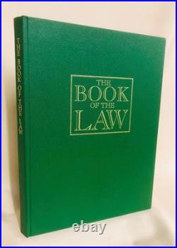 Aleister Crowley Book of the Law Neptune Press limited edition 2004 rare