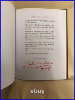 Aleister Crowley Book of the Law Neptune Press limited edition 2004 rare