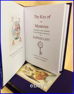 Aleister Crowley Key of the Mysteries fine binding Eliphas Levi occult rare