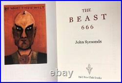 Aleister Crowley The Beast 666 quarter leather edition John Symonds limited ed