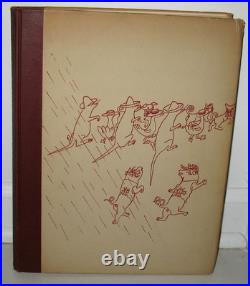 Alexander Calder Three Young Rats Original 1944 Limited Edition 700 HC Drawings