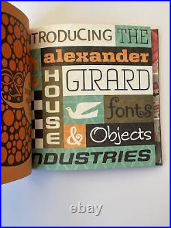 Alexander Girard Book House Industries 2009 ISBN 0981738605 Limited Edition HC