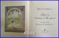 Alice's adventures in wonderland signed limited edition 881/1000 Helen Oxenbury