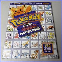 All Stickers Pokémon Official Nintendo Power Player's Guide Game Guide Retro GBC
