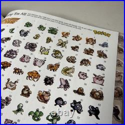 All Stickers Pokémon Official Nintendo Power Player's Guide Game Guide Retro GBC