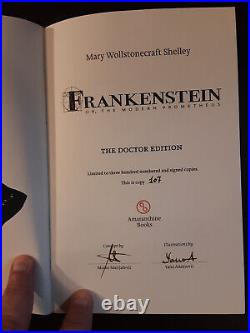 Amaranthine Books Frankenstein-Mary Shelley-Doctor Edition-Remarque by artist