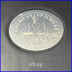 America's Cup Jubilee 2001 Official Book Limited Edition Leather Box Endeavour