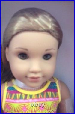 American Girl Lea Clark + Book 18 inch Doll GOTY Messenger Bag Brazil LE Retired