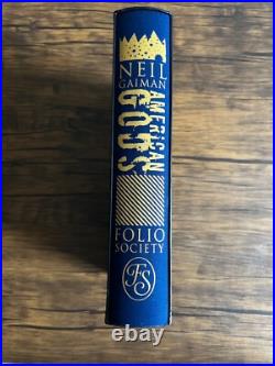 American Gods Neil Gaiman Folio Society 2017 withSlipcase Hardback Book VGC