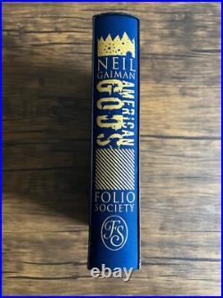 American Gods Neil Gaiman Folio Society 2017 withSlipcase Hardback Book VGC