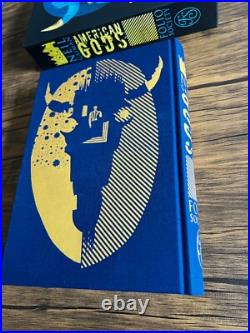 American Gods Neil Gaiman Folio Society 2017 withSlipcase Hardback Book VGC