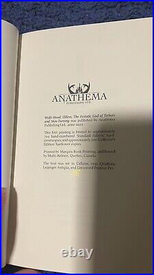 Anathema publishing Shani Oates Wolf's Head Hardback LIMITED EDITION