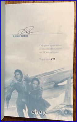 Ancillary Justice by Ann Leckie Signed/Numbered