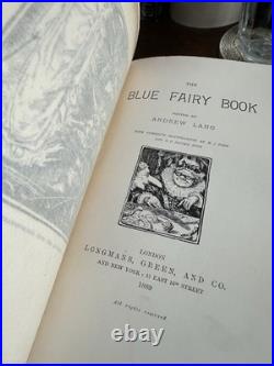 Andrew Lang, The Blue Fairy Book 1st Edition Large Paper Limited Edition 34/113