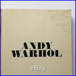Andy Warhol 1968 Moderna Muséet, Stockholm Catalogue Book 1st Edition