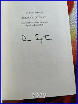 Anne Sexton The Book of Folly Signed Limited Edition