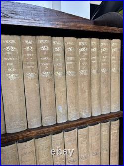 Antique H De Balzac Complete Matching Book Set J M Dent 1910 Decorative