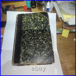 Antique HC Godey's Lady's Book 1869 Large Book Fashion Sewing Patterns, Music