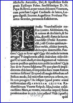 Antique book alchemy cabalistic magic occult grimoire manuscript latin language