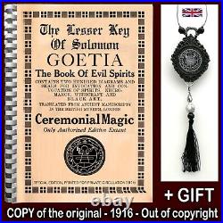 Antique book grimoire magic rare esoteric manuscript occultism goetia kabbalah 1