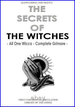 Antique book grimoire magic rare esoteric manuscript occultism witchcraft manual