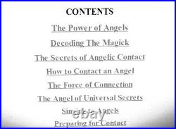 Antique book holy angels magick magic esoteric witch occult grimoire witchcraft