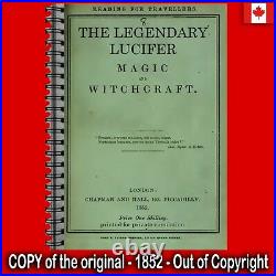 Antique book lucifer grimoire black magic witchcraft esoteric manuscript occult