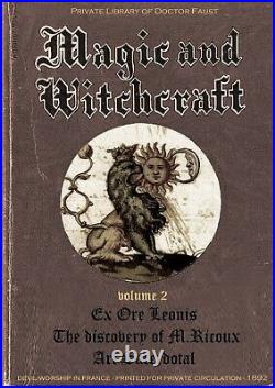 Antique book magic occult esoteric witchcraft grimoire masonic rite occultism 2