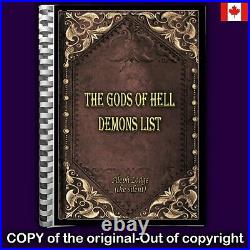 Antique book occult black magic rare esoteric manuscript demons satanic grimoire