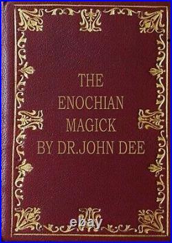 Antique book occult enochian magick rare esoteric manuscript black magic history