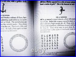 Antique book occult enochian magick rare esoteric manuscript black magic history