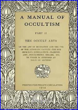 Antique book occult magic rare esoteric manuscript occultism witchcraft manual 2
