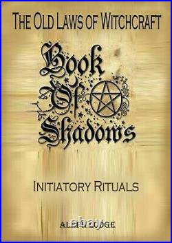 Antique book of shadows witchcraft magic occult sorcery witch grimoire esoteric