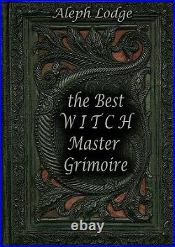 Antique book white black magic witch secret occult grimoire wicca witchcraft art