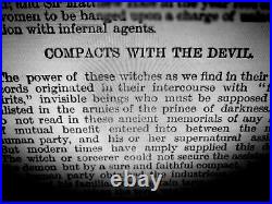 Antique book witchcraft black magic occult sorcery satanic esoteric manuscript 1