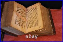 Antique huge illuminated Imperial Russia Bible Book Church eye1641 Moscow