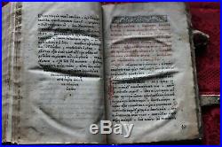 Antique huge illuminated Imperial Russia Bible book 1630
