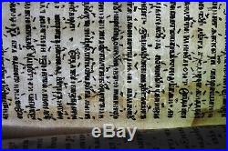 Antique huge illuminated Imperial Russia Bible book 1630