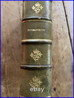 Antique leather bound book, Excellent condition. A lovely specimen