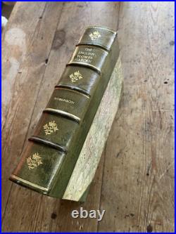 Antique leather bound book, Excellent condition. A lovely specimen
