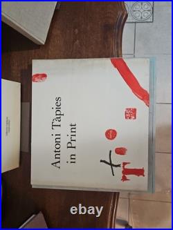 Antoni Tapies Art Book Colllection Rare 1st Ed